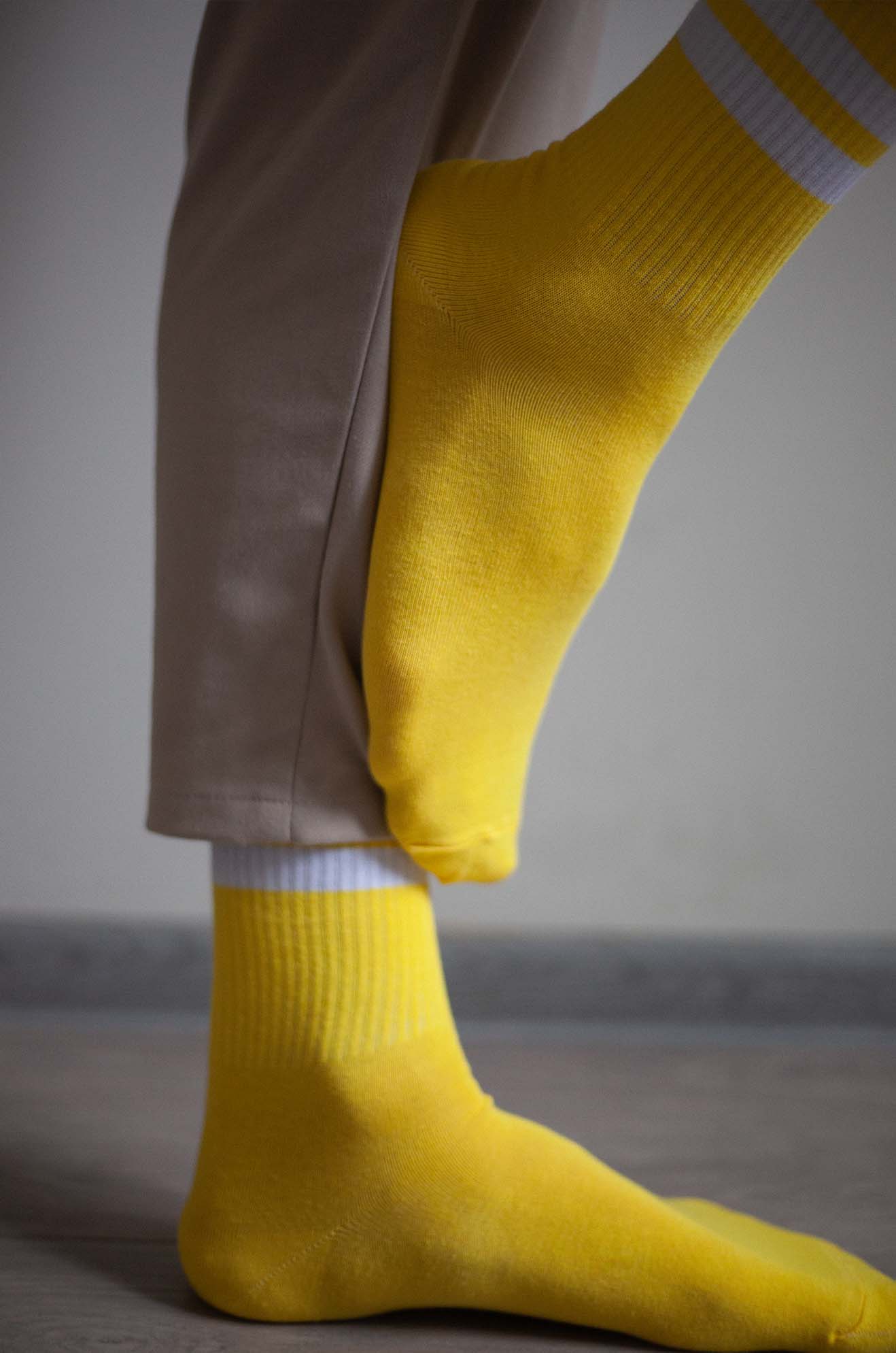 Yellow Essential (white stripes)