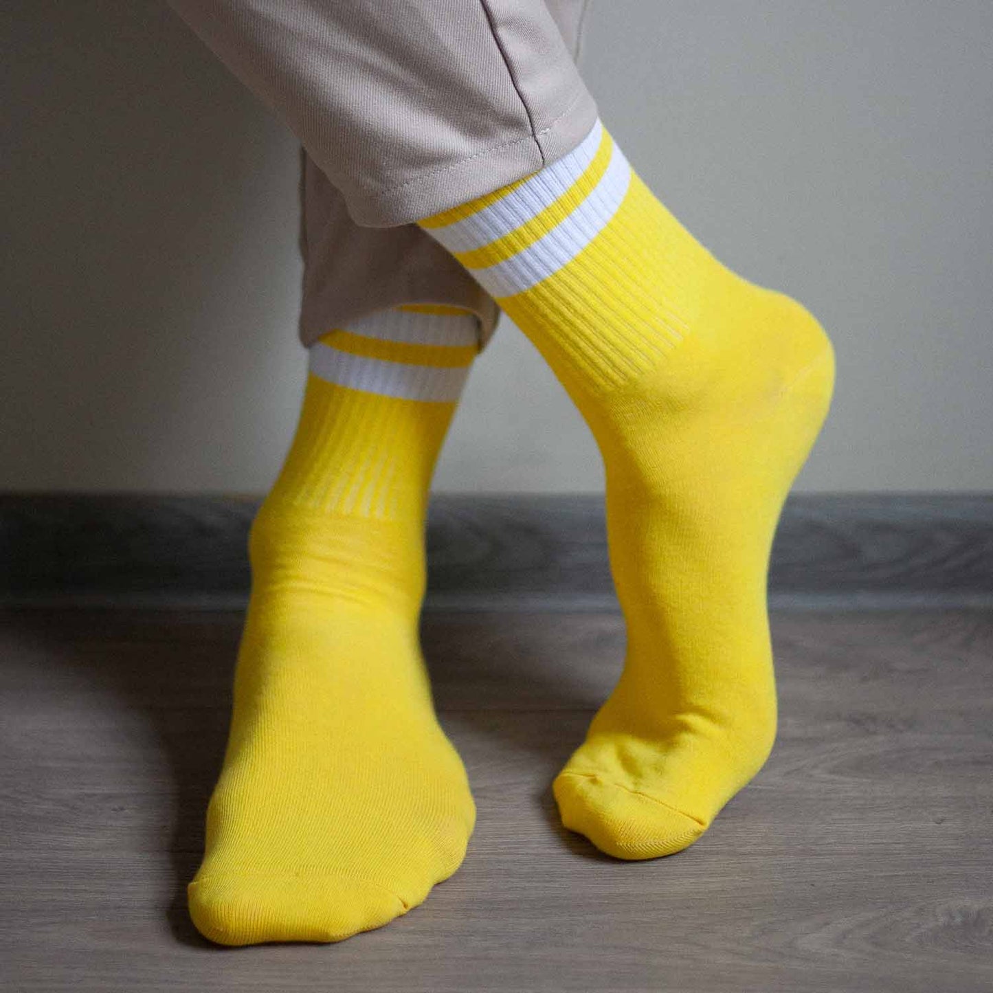 Yellow Essential (white stripes)